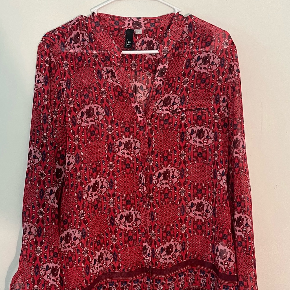 Women’s Kut From The Kloth Button Down T-shirt